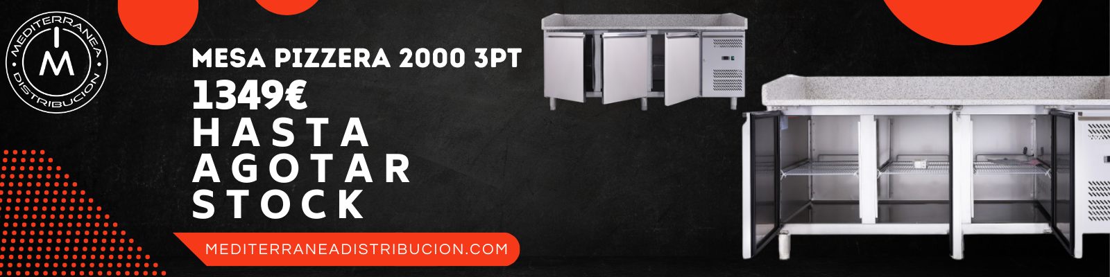BANNER OFERTA MESA PIZZERA 2000