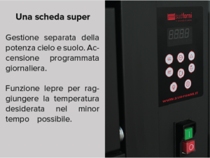Horno eléctrico Rubino ZP1 – una cámara