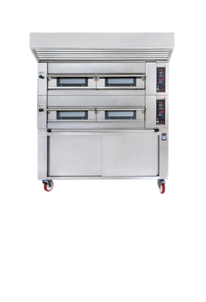 Horno eléctrico Sud Forni Smeraldo ZL2 — monobloque para pizzería